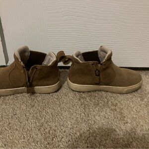 Casual UGG Tan Suede Slip-On Sneakers for Kids